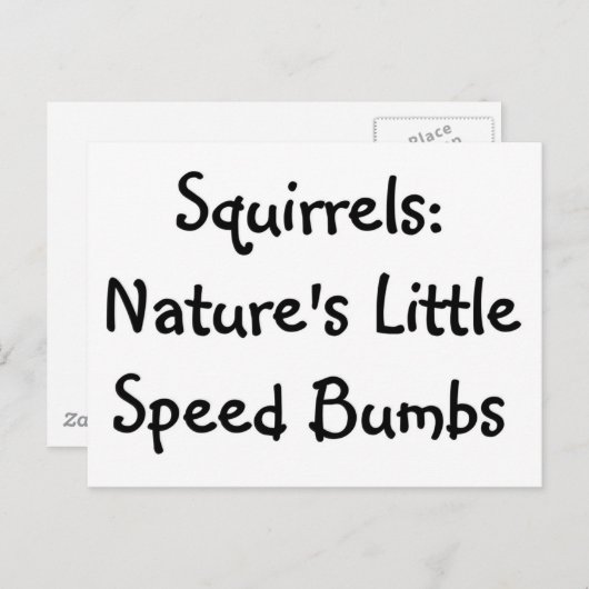 Eekhoorntjes Briefkaart (Voorkant / Achterkant)