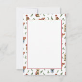 Eekhoorntjes cadeautje Hartelijk dank Bedankkaart (Achterkant)