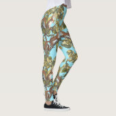 Eekhoorntjes Dierdruk Eekhoornpatroon afdrukken Leggings (Rechts)
