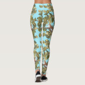 Eekhoorntjes Dierdruk Eekhoornpatroon afdrukken Leggings (Achterkant)