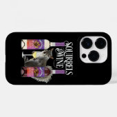 Eekhoorntjes en wijn - Funny Squirrel Lover en Win Case-Mate iPhone Case (Achterkant (horizontaal))