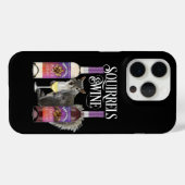 Eekhoorntjes en wijn - Funny Squirrel Lover en Win Case-Mate iPhone Case (Achterkant (horizontaal))