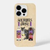 Eekhoorntjes en wijn - Funny Squirrel Lover en Win iPhone Hoesje (Achterkant)