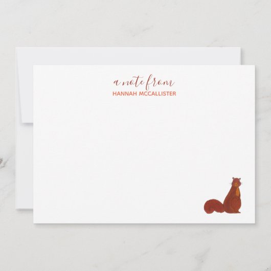Eekhoorntjes Kaart (Achterkant)