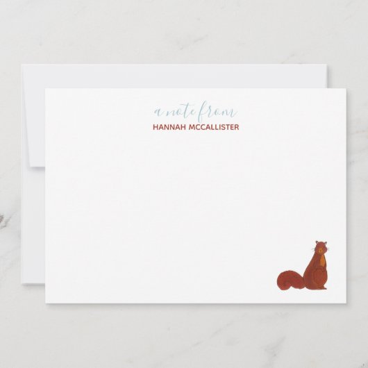 Eekhoorntjes Kaart (Achterkant)