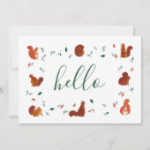 Eekhoorntjes Kaart (Voorkant)