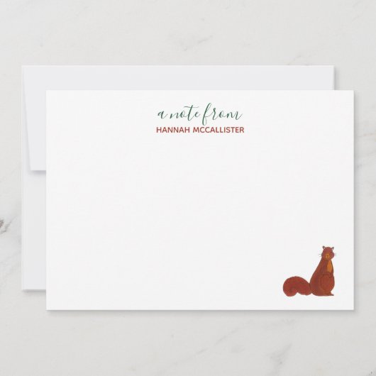 Eekhoorntjes Kaart (Achterkant)