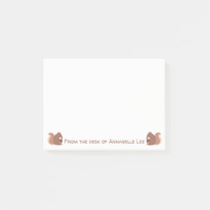 Eekhoorntjes met eikels post-it® notes