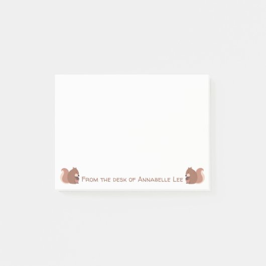 Eekhoorntjes met eikels post-it® notes (Voorkant)