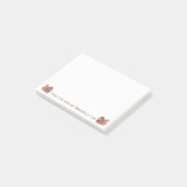 Eekhoorntjes met eikels post-it® notes (Schuin)