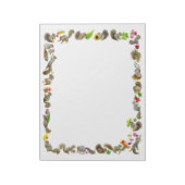 Eekhoorntjes met Notitieblok van bloemen (Linkerzijde)