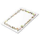 Eekhoorntjes met Notitieblok van bloemen (Schuin)