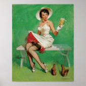 Eekhoorntjes omhoog poster (Voorkant)