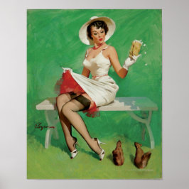 Eekhoorntjes omhoog poster