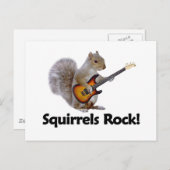 Eekhoorntjes Rock! Briefkaart (Voorkant / Achterkant)