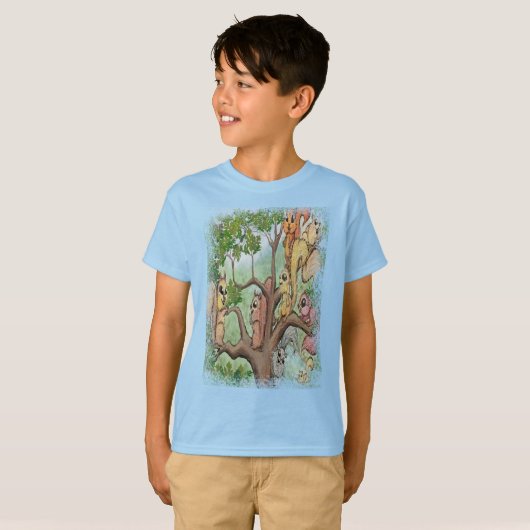 Eekhoorntjes T-shirt (Voorkant volledig)