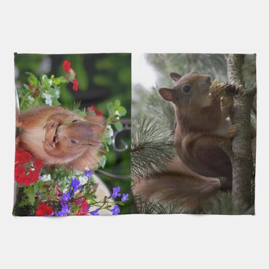 Eekhoorntjes Theedoek (Horizontaal)