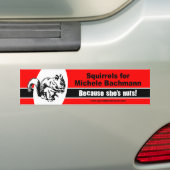 Eekhoorntjes voor Bachmann Bumpersticker (Op auto)