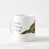 Eekhoorntjes willen alleen maar plezier hebben! koffiemok (Voorkant links)