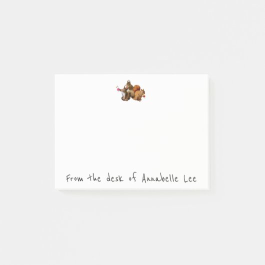Eekhoorntjes willen gewoon vun hebben post-it® notes (Voorkant)