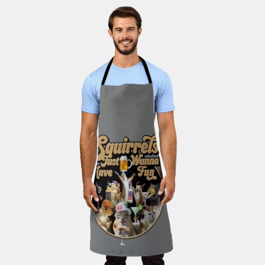 Eekhoorntjes willen gewoon vun hebben schort (Gedragen)