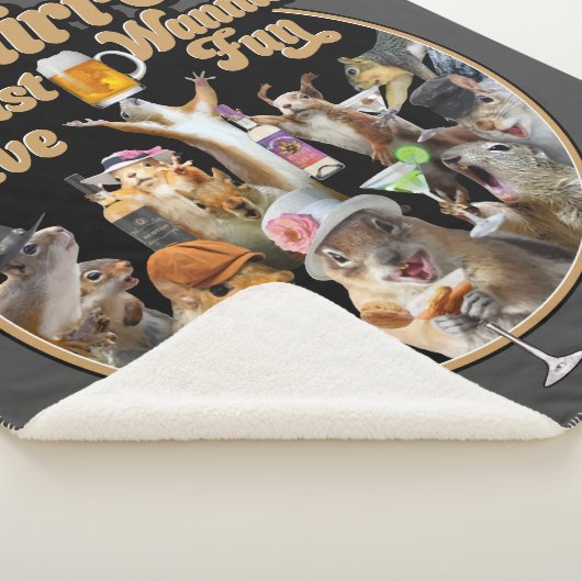 Eekhoorntjes willen gewoon vun hebben sherpa deken (3/4)