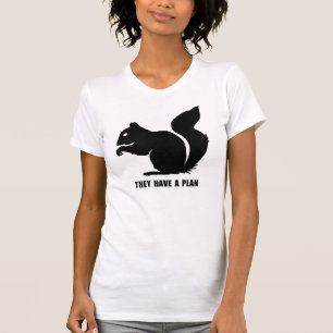 Eekhoorntjes: Ze hebben een plan T-shirt