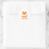Eekhoorntjes zijn mijn dierlijk klinkklopher ronde sticker (Tas)