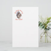 Eekhoorntjes zijn zoet briefpapier (Staand voorkant)