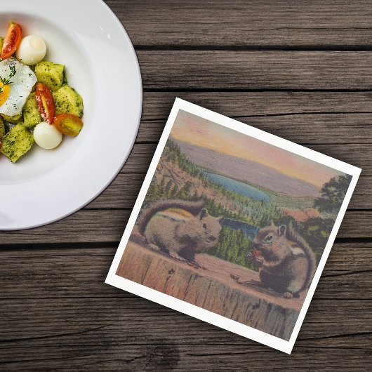 eekhoorntjesgebergte servetten