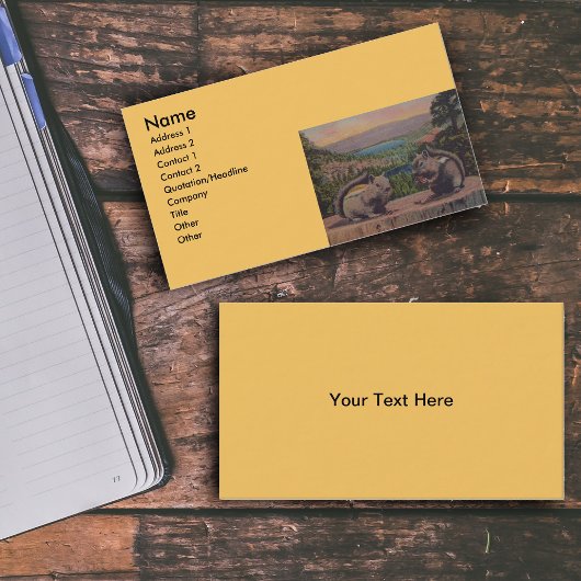 eekhoorntjesgebergte visitekaartje