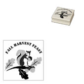 EekhoorntjesHerfst Harvest Feast Rubberstempel (Gestempeld)