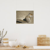 Eekhoorntjesvoertijd Afdrukken Poster (Keuken)