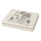 Eekhoornvloeren Bosdieren Kleurpagina Rubberstempel (Stempel)