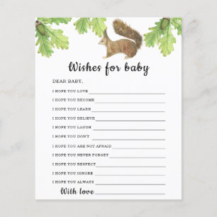 Eekhoornwensen voor baby