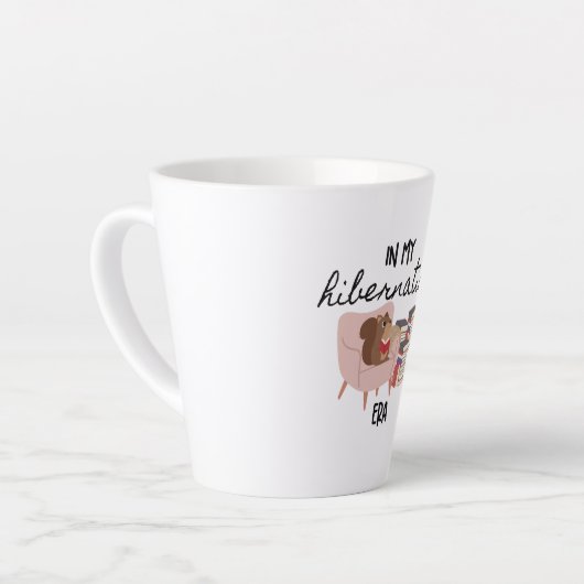 Eekhoornwinterslaap lezen latte Mok (Linkerhoek)