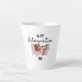 Eekhoornwinterslaap lezen latte Mok (Voorkant)