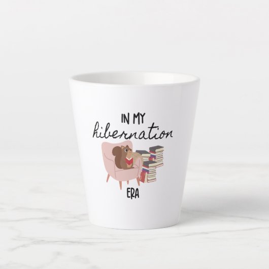 Eekhoornwinterslaap lezen latte Mok (Voorkant)