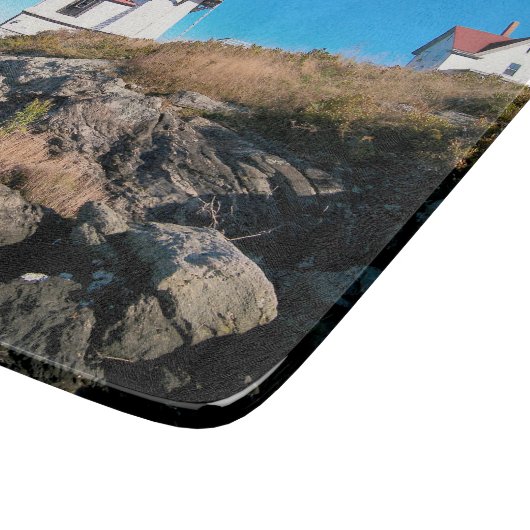 Eekpunt vuurtoren Maine Cutting Board Snijplank (Hoek)