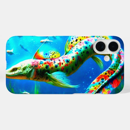Eel Art Telefoonhoes Case-Mate iPhone Case (Achterkant (horizontaal))