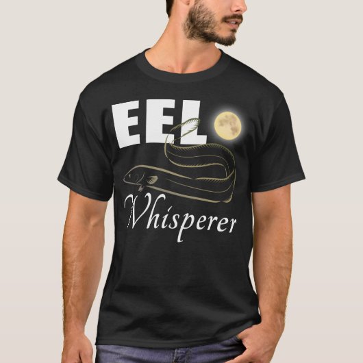 Eel Whisperer - Gevist T-shirt (Voorkant)