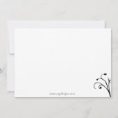 Eelegant aqua Corporate party Invitation Kaart (Achterkant)