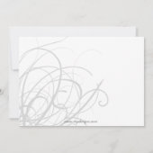 Eelegant aqua Corporate party Invitation Kaart (Achterkant)