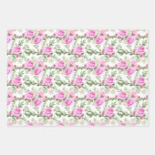 Eelegant roze roze roodbruin Weddenschap betegeld Inpakpapier Vel (Voorkant 2)