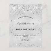 Eelegant vergaarsel uitnodiging briefkaart (Voorkant)