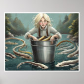 Eeling Art Print (Voorkant)