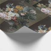 Eelke Jelles Eelkema leeft nog steeds met bloemen Cadeaupapier (Hoek)