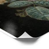 Eelke Jelles Eelkema leeft nog steeds met bloemen Perfect Poster (Hoek)