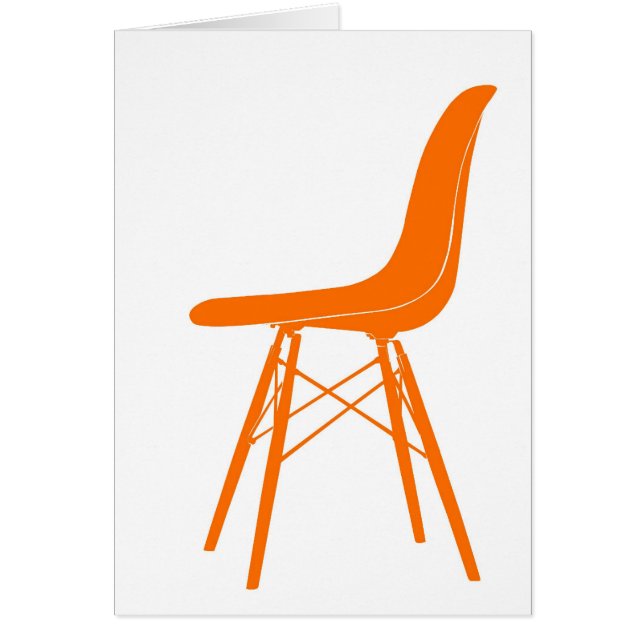 Eems van een voorgevormde zijstoel van kunststof (Voorkant)