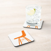 Eems van een voorgevormde zijstoel van kunststof bier onderzetter (Rechterzijde)